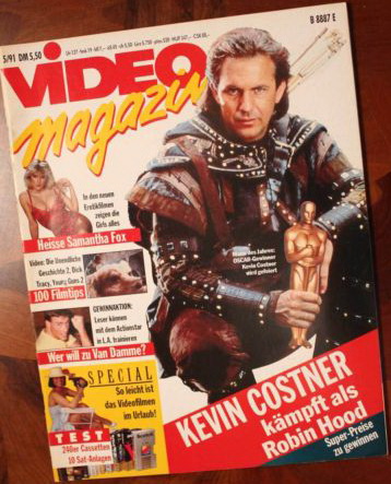 VIDEO MAGAZIN magazine side cover May 1991
